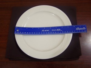 Measured Dinner Plate